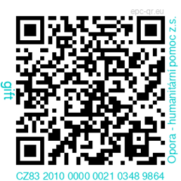 EPC QR-code voor SEPA-betaling aan OPORA.